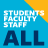 icon for all audiences: students, faculty, and staff